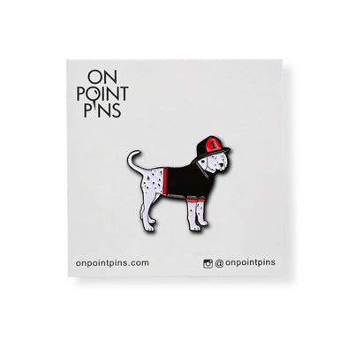 Keep Your Pin Up: Dogs with Jobs - Dalmatian Firefighter Dog Puppy Lapel Enamel Pin