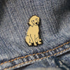 Golden Retriever Puppy "Bad Dog" Lapel Enamel Pin