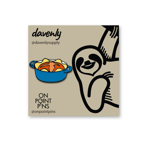 Davenly: Sourdough Bread Lapel Enamel Pin