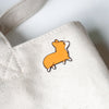 Kela Designs: Charles The Corgi Lapel Enamel Pin