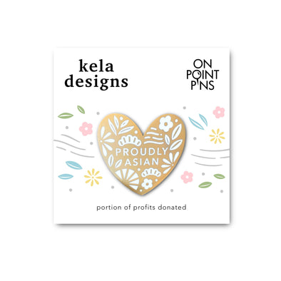 Kela Designs: Proudly Asian Enamel Pin