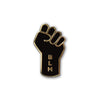 Resist Raised Fist BLM Lapel Enamel Pin | Black Lives Matter Charity Fundraiser
