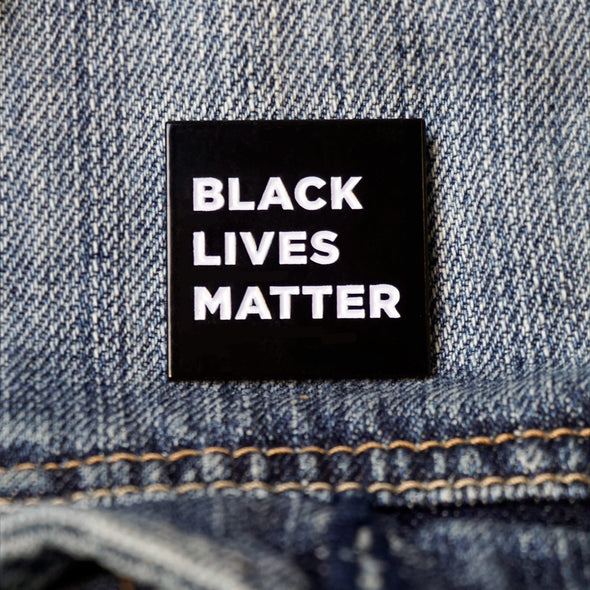 Black Lives Matter (BLM) Lapel Enamel Pin | Charity Fundraiser