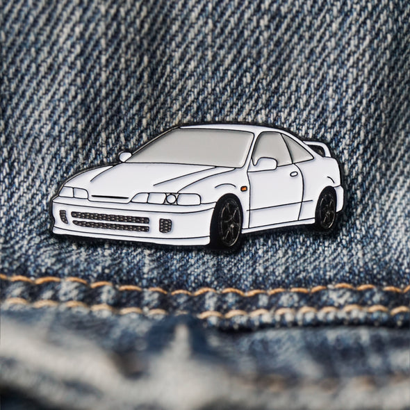 Type R (White) Car Lapel Enamel Pin