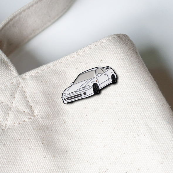 Type R (White) Car Lapel Enamel Pin