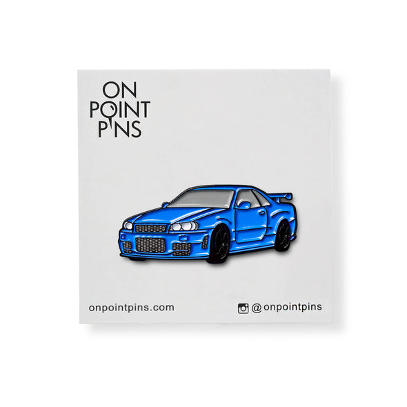 R34 (Blue) Car Lapel Enamel Pin