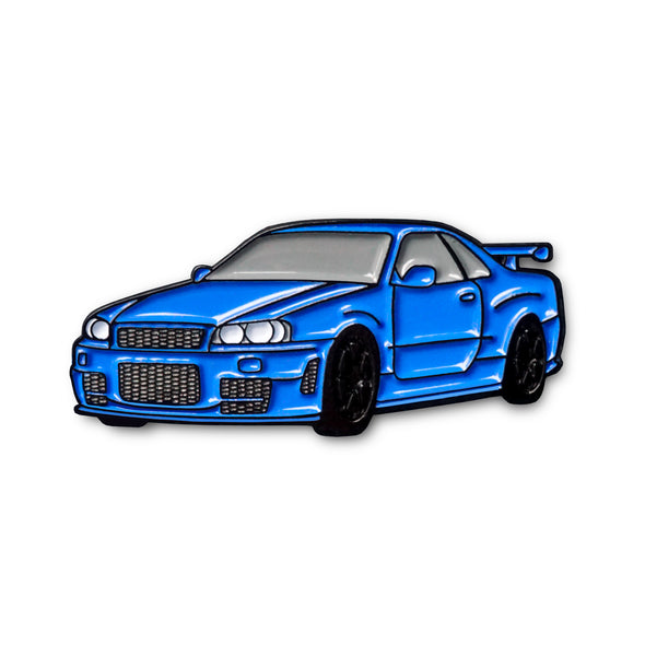 R34 (Blue) Car Lapel Enamel Pin