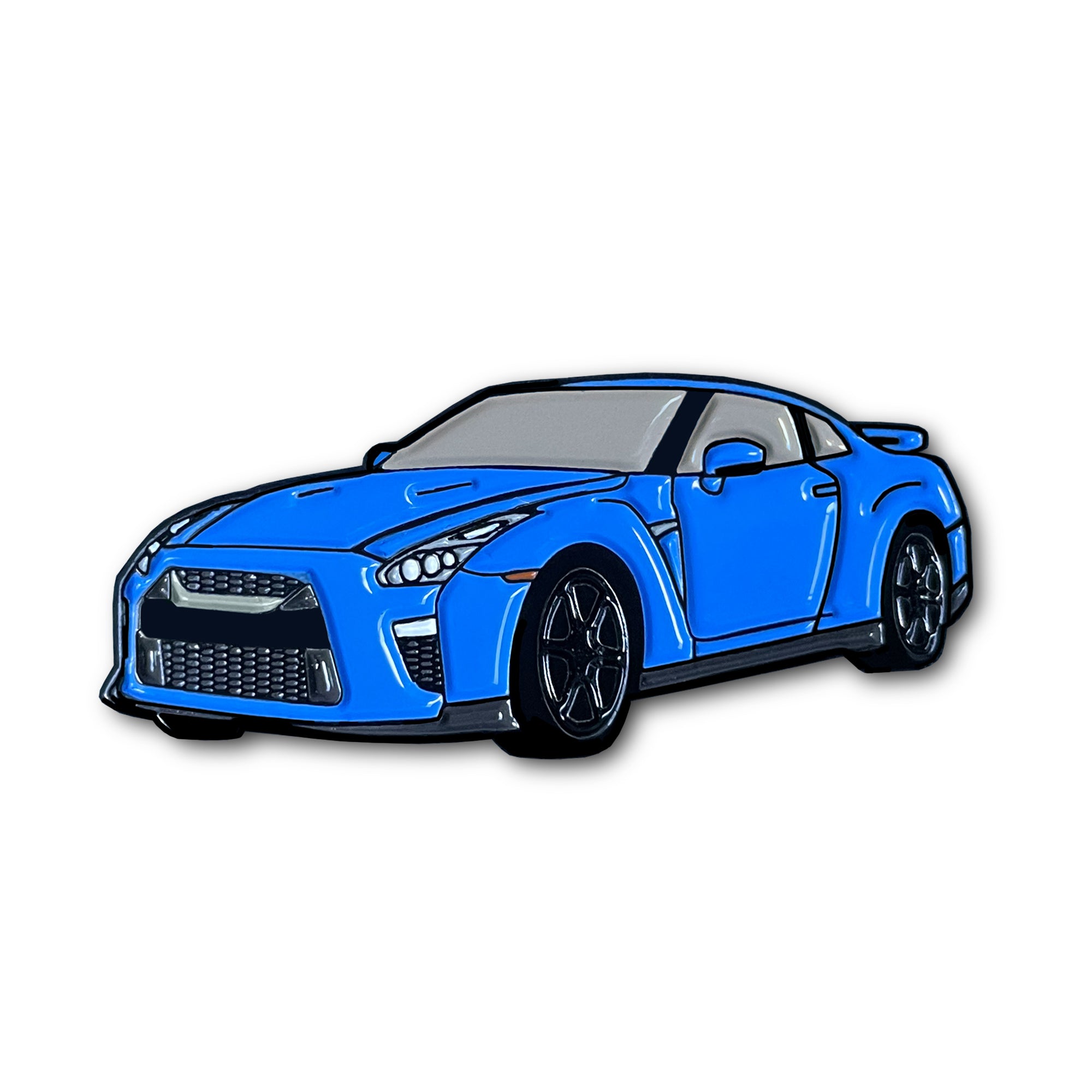 R35 (Blue) Car Lapel Enamel Pin – On Point Pins