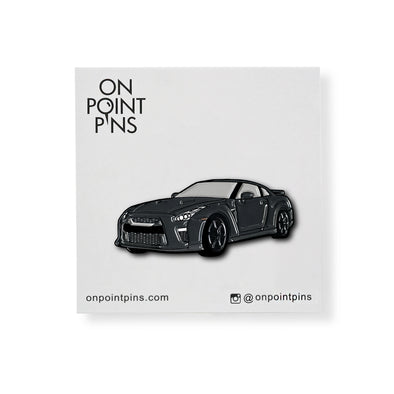 R35 (Gunmetal Gray) Car Lapel Enamel Pin