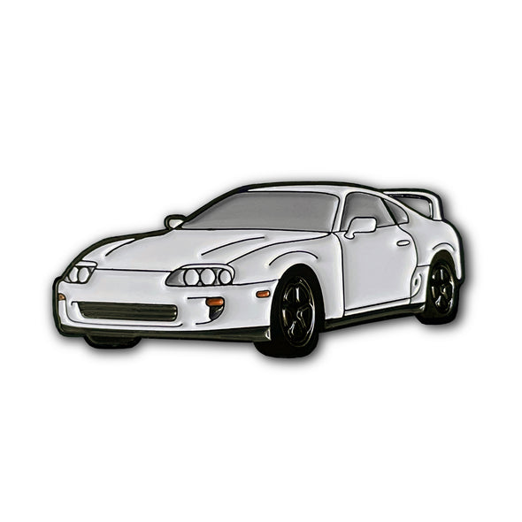 MK4 (White) Car Lapel Enamel Pin