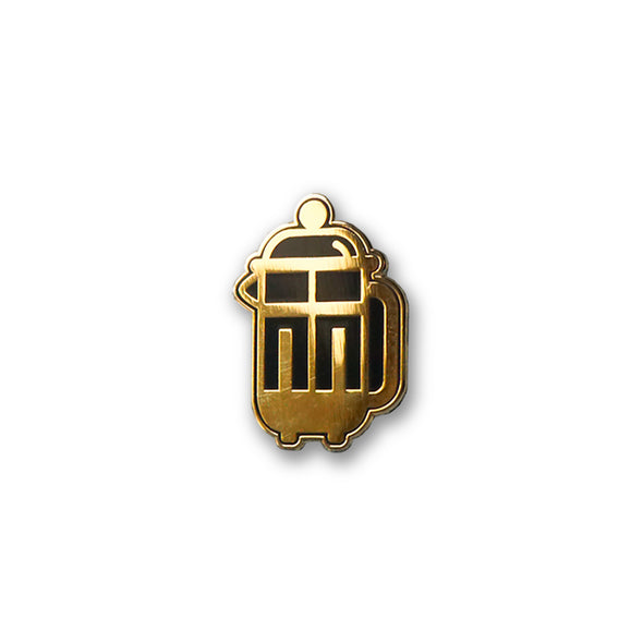Coffee Collection: French Press Coffee Maker Lapel Enamel Pin