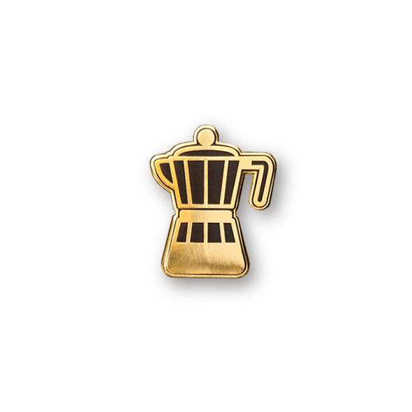 Coffee Collection: Stove Top Coffee Maker Lapel Enamel Pin