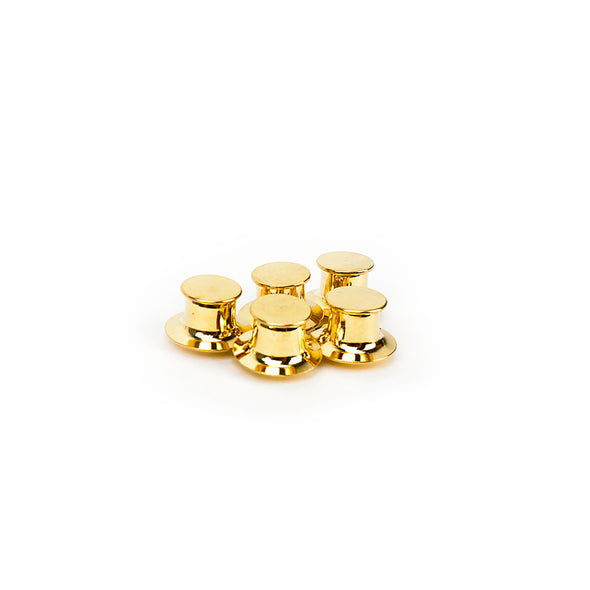 Gold Deluxe Locking Pin (Backing Clasp) for Enamel Pin | Pack of 5