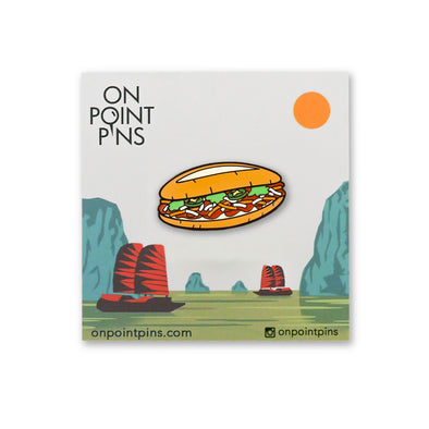 Vietnam: Banh Mi Sandwich Lapel Enamel Pin
