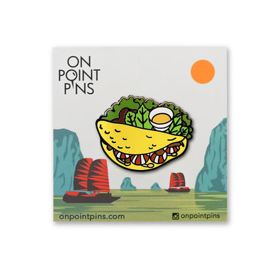 Vietnam: Banh Xeo Crepe Lapel Enamel Pin