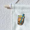 Boba Bubble Thai Milk Tea Lapel Enamel Pin