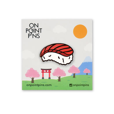 Japan: Tuna (Maguro) Nigiri Sushi Lapel Enamel Pin 