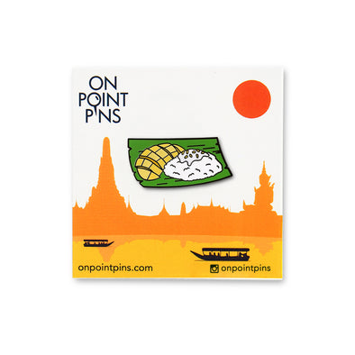 Thailand: Mango Sticky Rice Lapel Enamel Pin