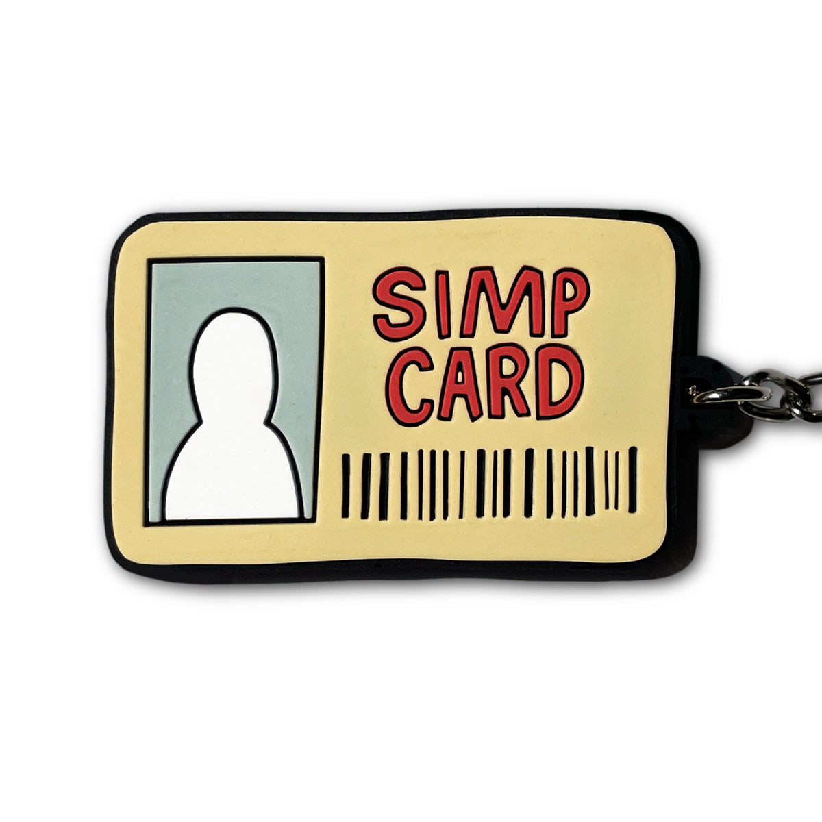 Simp Card Meme Soft PVC Keychain – On Point Pins