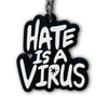 Stop Asian Hate | Hate is a Virus Soft PVC Keychain