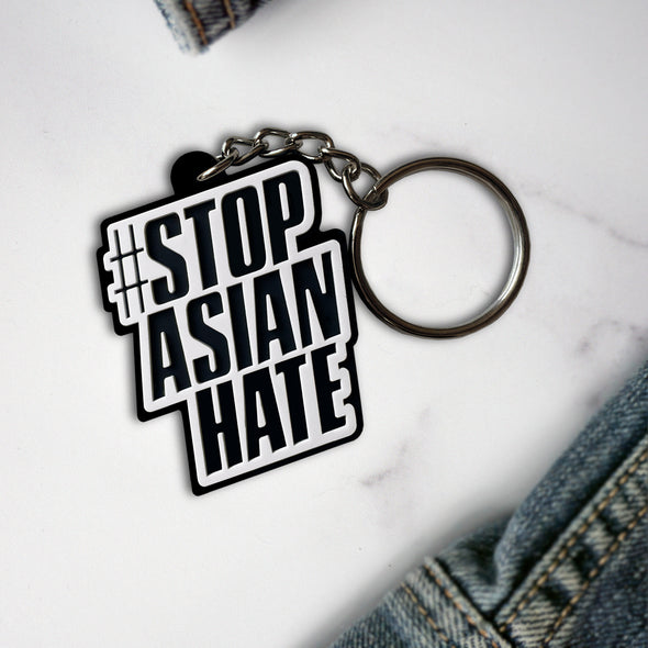 Stop Asian Hate | #StopAsianHate Soft PVC Keychain