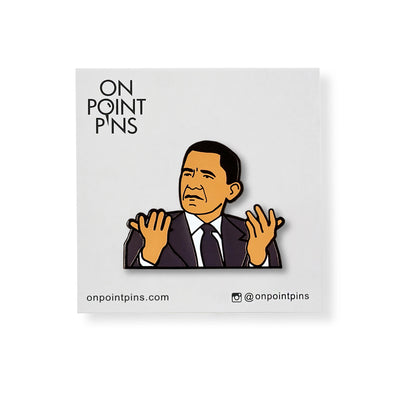 President Barack Obama 'WTF' Meme Lapel Enamel Pin