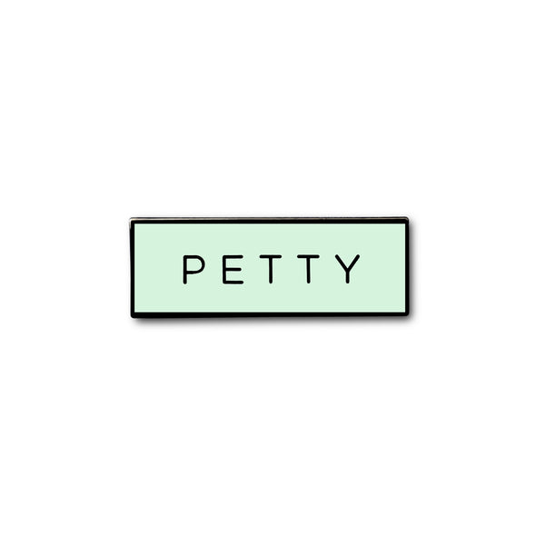 PETTY Meme (Glow in the Dark) Lapel Enamel Pin