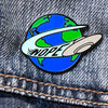 Nope UFO Alien Meme Lapel Enamel Pin