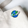 Nope UFO Alien Meme Lapel Enamel Pin