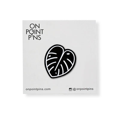 Minimalist Monstera Plant Lapel Enamel Pin