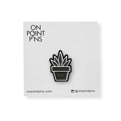 Minimalist Succulent Lapel Enamel Pin