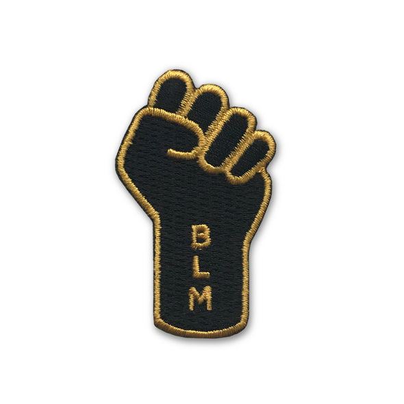 Black Lives Matter: Resist Raised Fist Iron On Patch