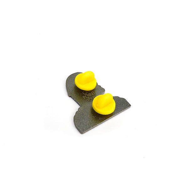 Yellow Rubber Clutches (Backings Clasp) for Enamel Pin | Pack of 20