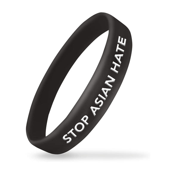 Stop Asian Hate Silicone Wristband