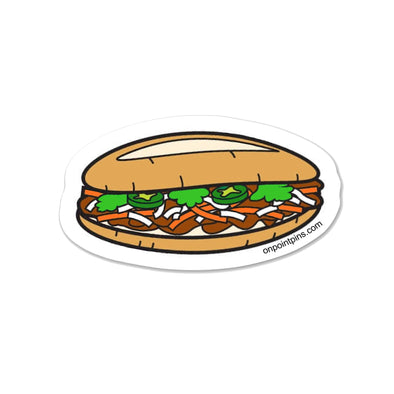 Vietnam: Vietnamese Banh Mi Die Cut Vinyl Sticker