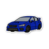 WRX STI 4th Gen (WR Blue) Car Die Cut Vinyl Sticker