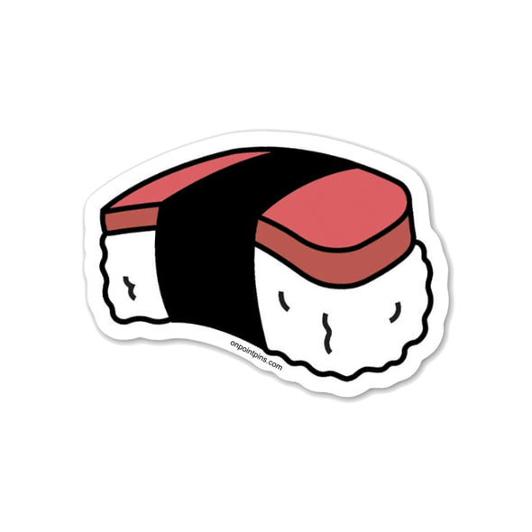 Hawaii: Spam Musubi Die Cut Vinyl Sticker