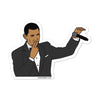 President Barack Obama Mic Drop Meme Die Cut Vinyl Sticker