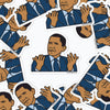 President Barack Obama WTF Meme Die Cut Vinyl Sticker