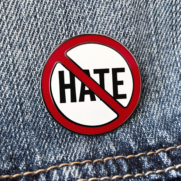 Stop Asian Hate | Stop Hate Lapel Enamel Pin