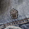 Minimalist Succulent Lapel Enamel Pin