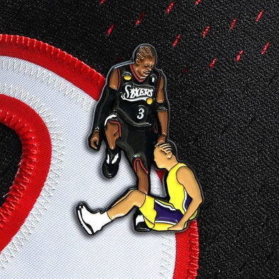 Courtside Pins: The Stepover Meme Lapel Enamel Pin